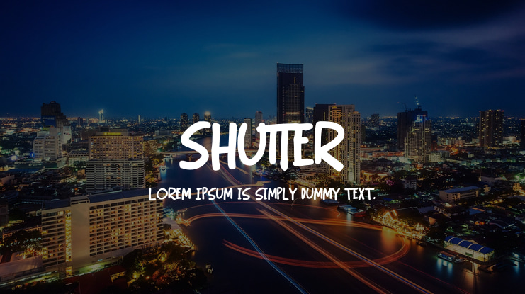 Shutter Font