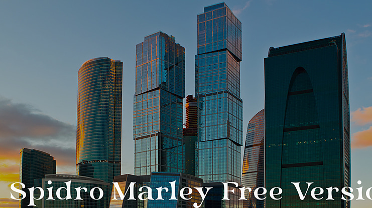 Spidro Marley Free Version Font