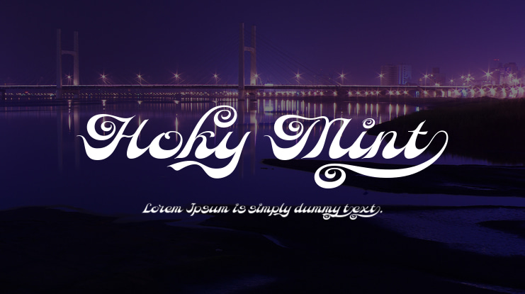 Hoky Mint Font