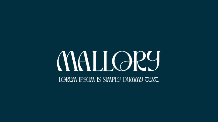 Mallory Font