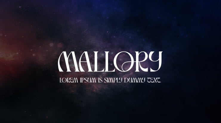 Mallory Font