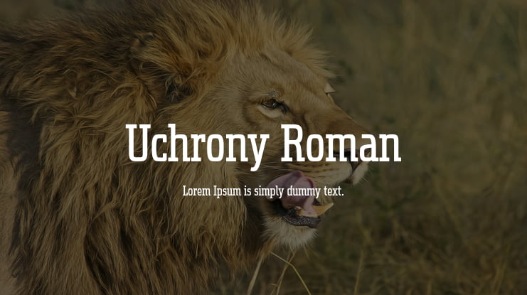 Uchrony Roman Font Family