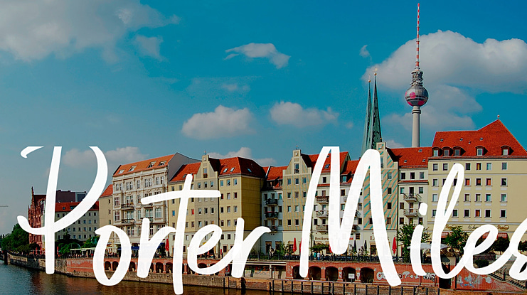 Porter Miles Font Family