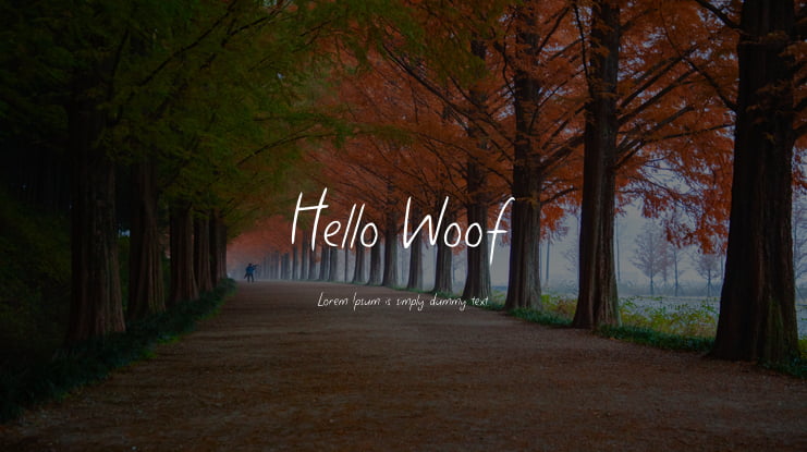 Hello Woof Font Family