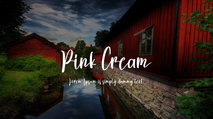 Pink Cream Font