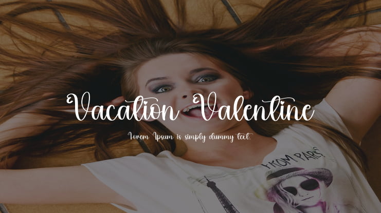 Vacation Valentine Font