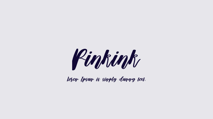 Pinkink Font