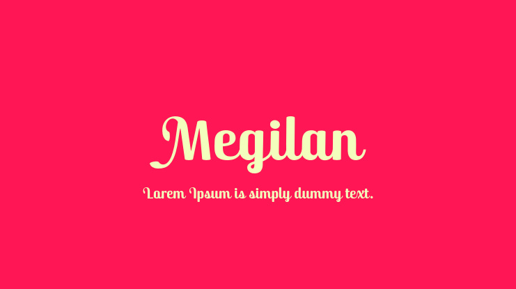 Megilan Font