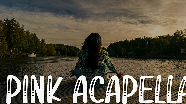 Pink Acapella Font