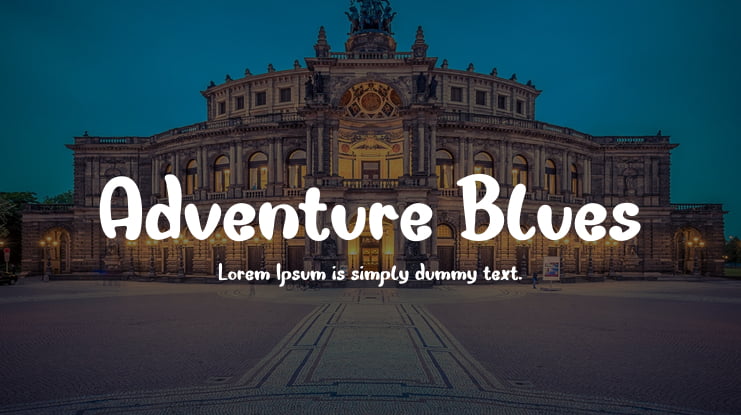 Adventure Blues Font