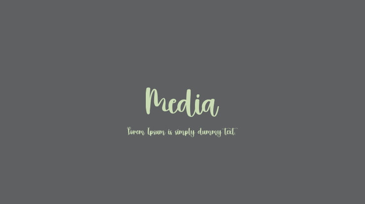 Media Font