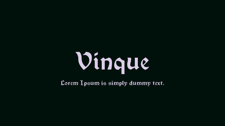 Vinque Font