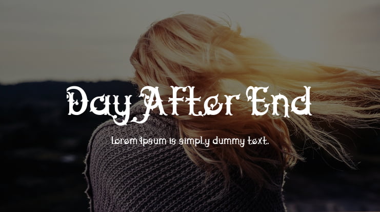 Day After End Font