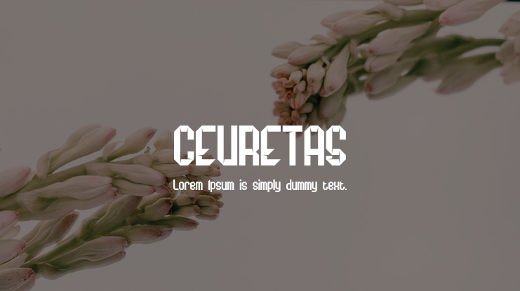 CEURETAS Font