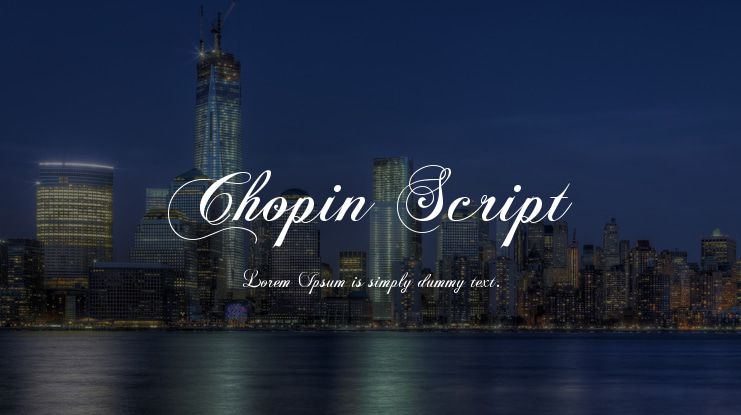 Chopin Script Font