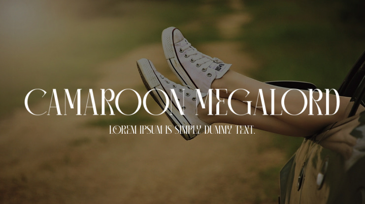 CAMAROON MEGALORD Font