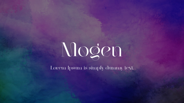Mogen Font