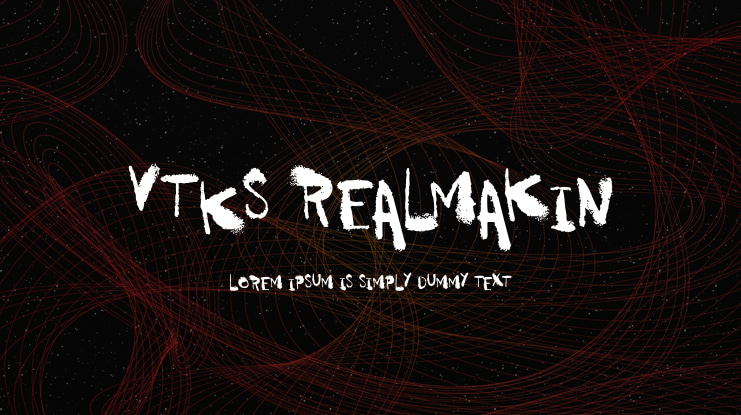 vtks REALMAKIN Font