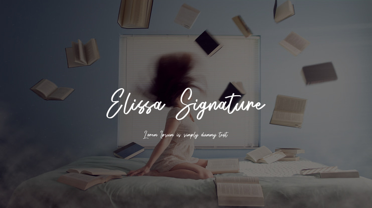 Elissa Signature Font