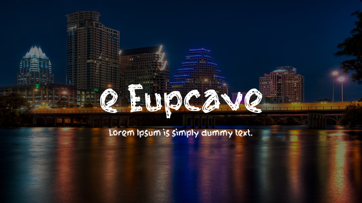 e Eupcave Font