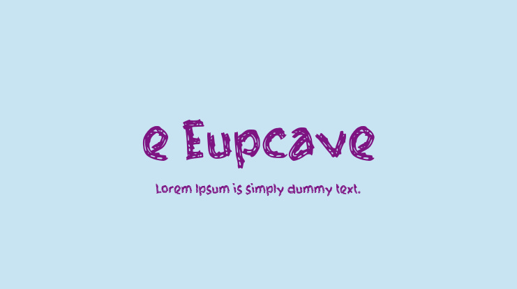 e Eupcave Font