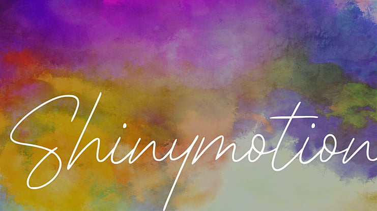 Shinymotion Font