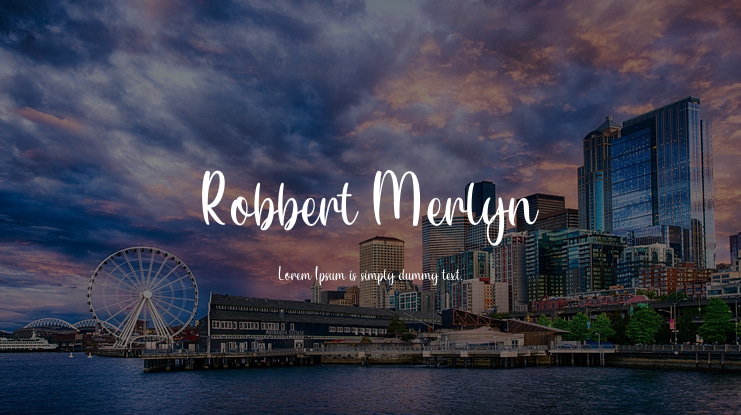 Robbert Merlyn Font