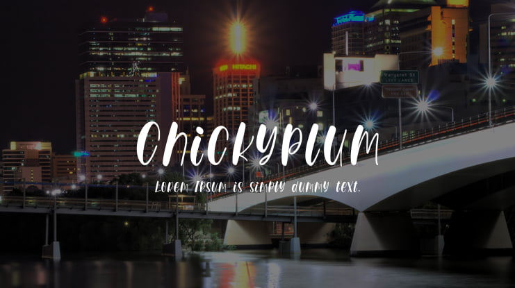Chickyplum Font