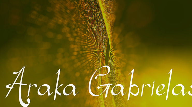 Araka Gabrielas Font
