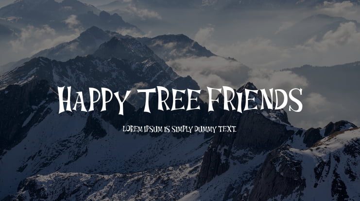 Happy Tree Friends Font