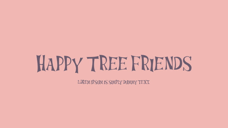 Happy Tree Friends Font