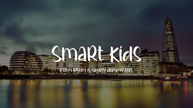 Smart Kids Font