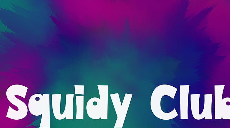 Squidy Club Font