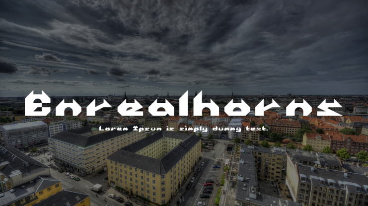 Enrealhorns Font
