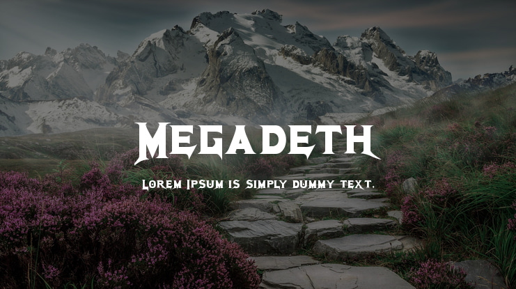 Megadeth Font