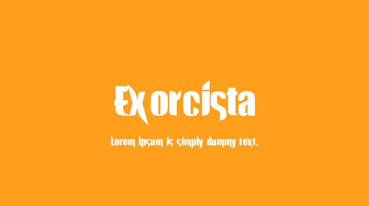 Exorcista Font