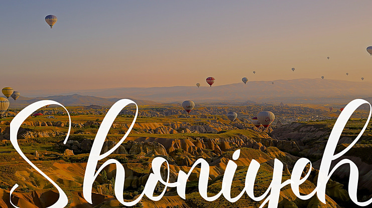 Shoniyeh Font