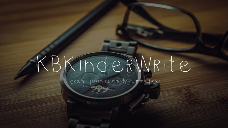 KBKinderWrite Font Family