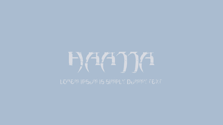 haAJJA Font