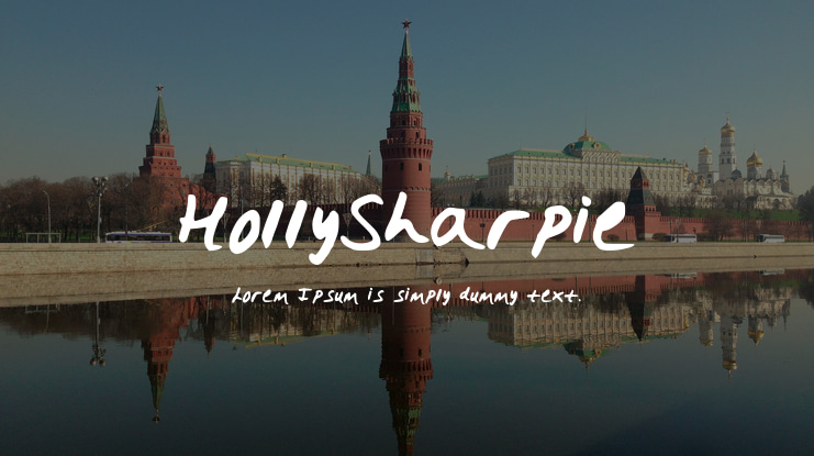 HollySharpie Font