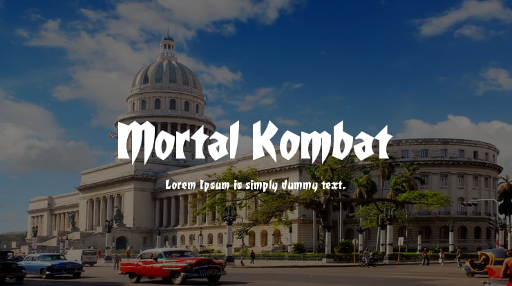 Mortal Kombat Font Family