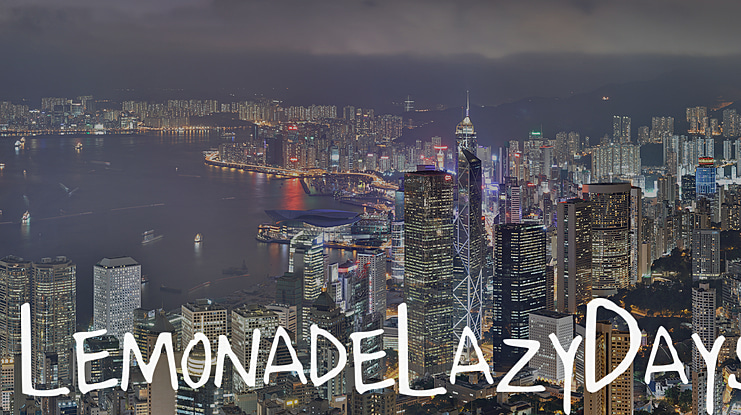 LemonadeLazyDays Font