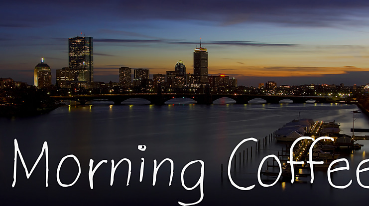 Morning Coffee Font