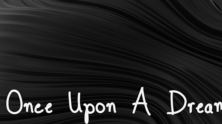 Once Upon A Dream Font Family