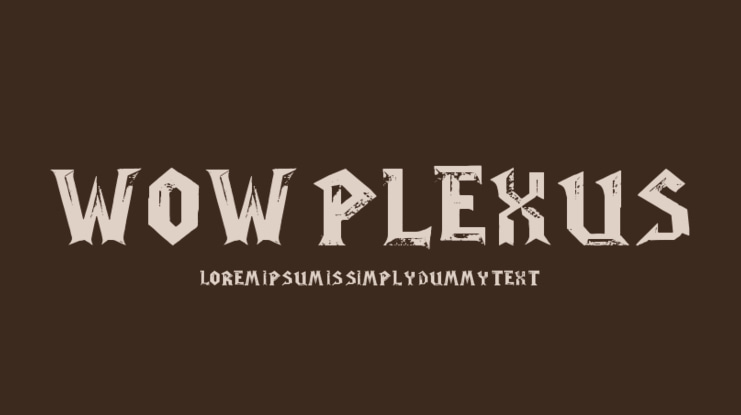 WoW Plexus Font