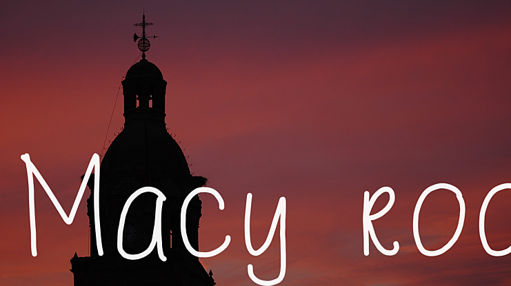Macy roo Font