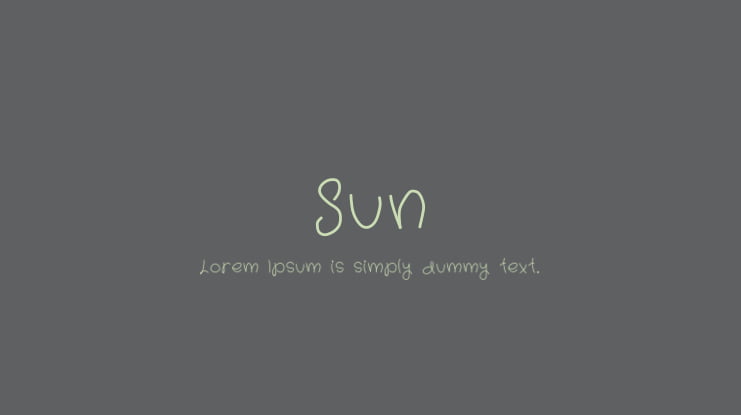 Sun Font