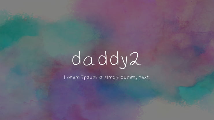 daddy2 Font