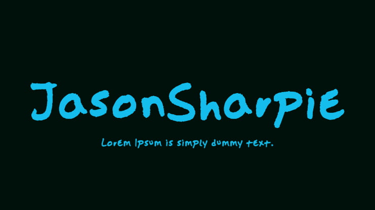 JasonSharpie Font