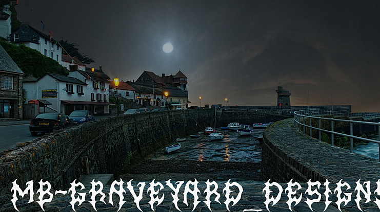 MB Graveyard Designs Font